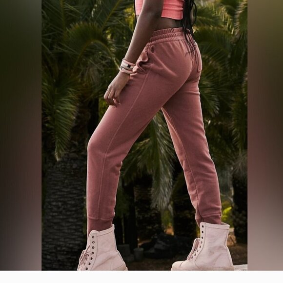 Free People Core Joggers High Rise Sporty Workout Casual Size Small - Picture 2 of 9